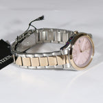 Citizen Women's Eco Drive Two Tone Pink Dial Watch FE6126-80X - Chronobuy