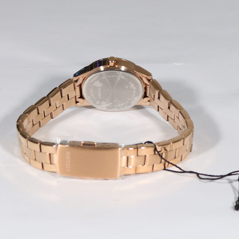 Citizen Women's Quartz Rose Gold Tone White Dial Watch EU6073-53A - Chronobuy