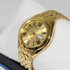 Seiko 5 Gold Tone Stainless Steel Gold Dial Men's Automatic Watch SNKL38K1