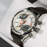 TX Stainless Steel Pilot Fly Back Chronograph Dualtime Men's Watch T3C180 - Chronobuy