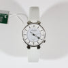 Citizen Eco-Drive Women's White Dial Leather Strap Watch EW1970-06A