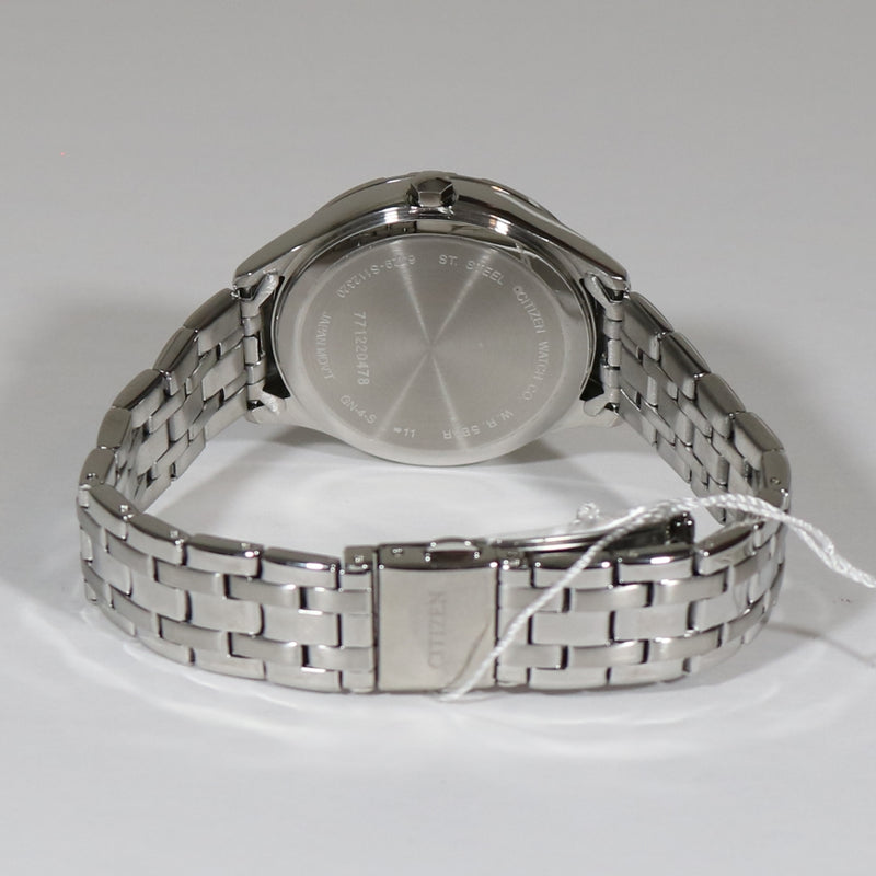 Citizen Quartz Women's Multifunction Pearl Dial Stainless Steel Watch ED8170-56D
