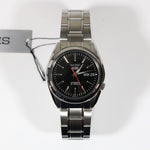 Seiko 5 Automatic Black Dial Men's Stainless Steel Watch SNKL45J1