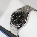 Seiko 5 Automatic Day Date Black Dial Men's Stainless Steel Watch SNKL55K1 Pre-Owned