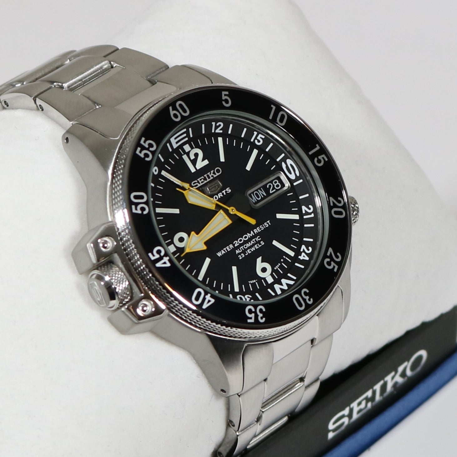 Seiko 5 Atlas Automatic Black Diver Watch SKZK211K1 – Chronobuy