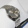 Seiko 5 Men's Automatic Gray Dial Gold Tone Hands Stainless Steel Watch SNKL19K1