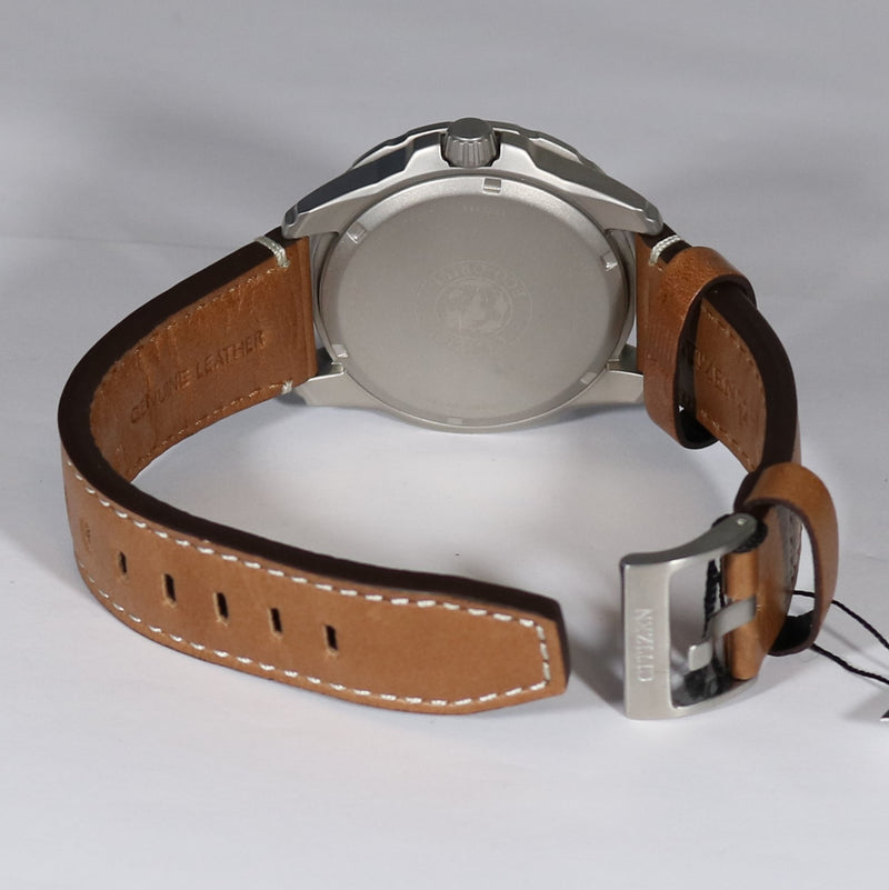 Citizen eco drive titanium leather band hotsell