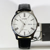 Citizen Mechanical Automatic Black Leather Elegant Men's Watch NH8350-08A - Chronobuy