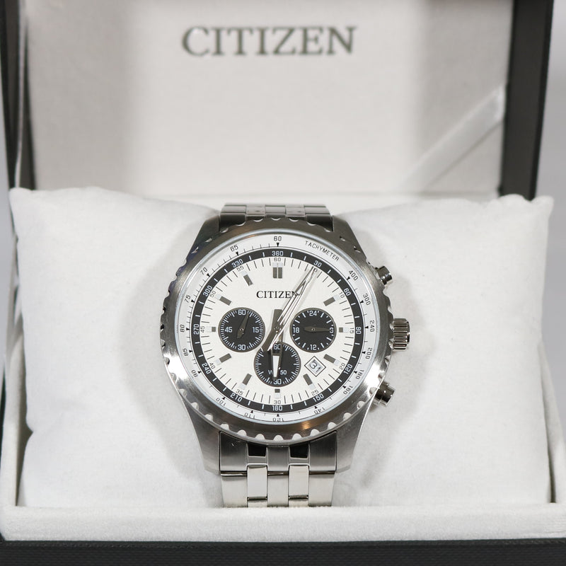 Citizen Quartz Chronograph Stainless Steel Men's Watch AN8060-57A - Chronobuy