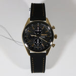 Seiko Prospex Solar Gold Tone Black Dial Chronograph Men's Watch SSC804P1