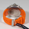 Nautica Quartz Men's Sports Chronograph Orange Rubber Strap Watch A18723G