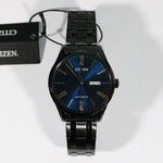 Citizen Automatic Black Stainless Steel Blue Dial Men's Watch NH8365-86M - Chronobuy