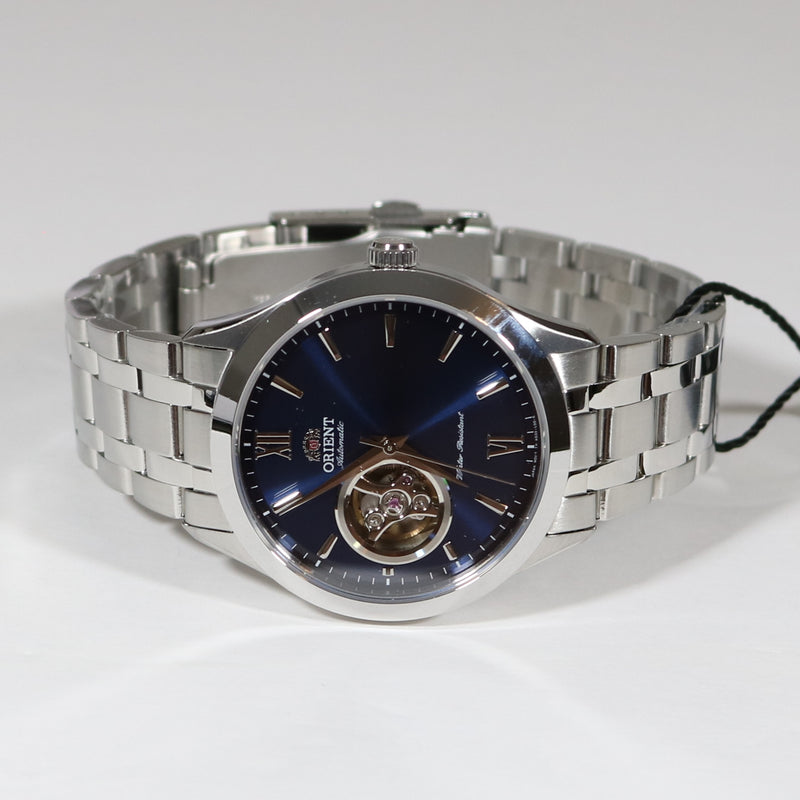 Orient Men's Open Heart Blue Dial Automatic Watch FAG03001D0