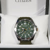 Citizen Eco Drive Green Military Style Men's Watch BU2030-09W - Chronobuy