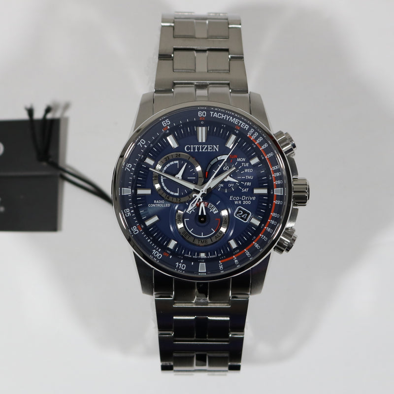 Citizen Eco-Drive PCAT Controlled Chronograph Blue Dial Watch CB5880-54L