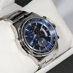 Guess Men's Blue Dial Chronograph Techno Class Watch X81010G7S - Chronobuy