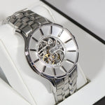 N.O.A Ghost Stainless Steel Swiss Made Silver Dial Men's Watch NW-SKLSTEEL