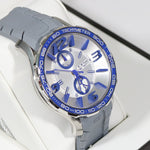 N.O.A 16.75 G EVO Quartz Chronograph Swiss Made Silver Dial Men's Watch NW-GEVO003
