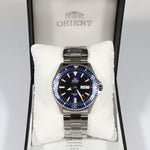 Orient Kamasu Stainless Steel Automatic Blue Dial Diver Men's Watch RA-AA002L - Chronobuy