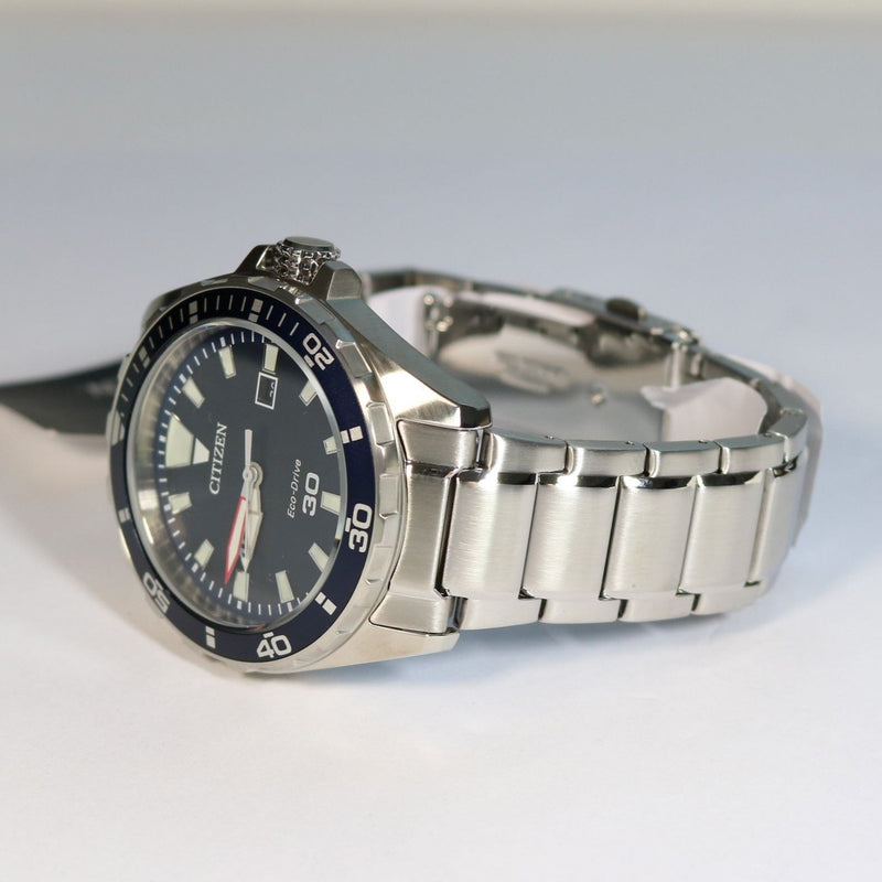 Citizen Eco Drive Men s Solar Stainless Steel Watch BM7450 81L Chronobuy
