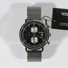 Citizen Quartz Black Dial Chronograph Mesh Bracelet Men's Watch AN3610-80E - Chronobuy