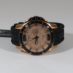 N.O.A Quartz Rose Gold Tone Stainless Steel Black Dial Men's Watch NW-SKCH002