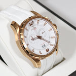 N.O.A Quartz Rose Gold Tone Stainless Steel White Dial Men's Watch NW-SKCH003