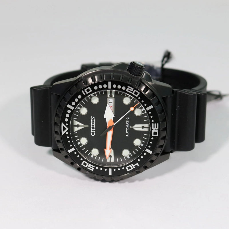 Citizen Men's Automatic 100 meters Black IP Watch NH8385-11E – Chronobuy