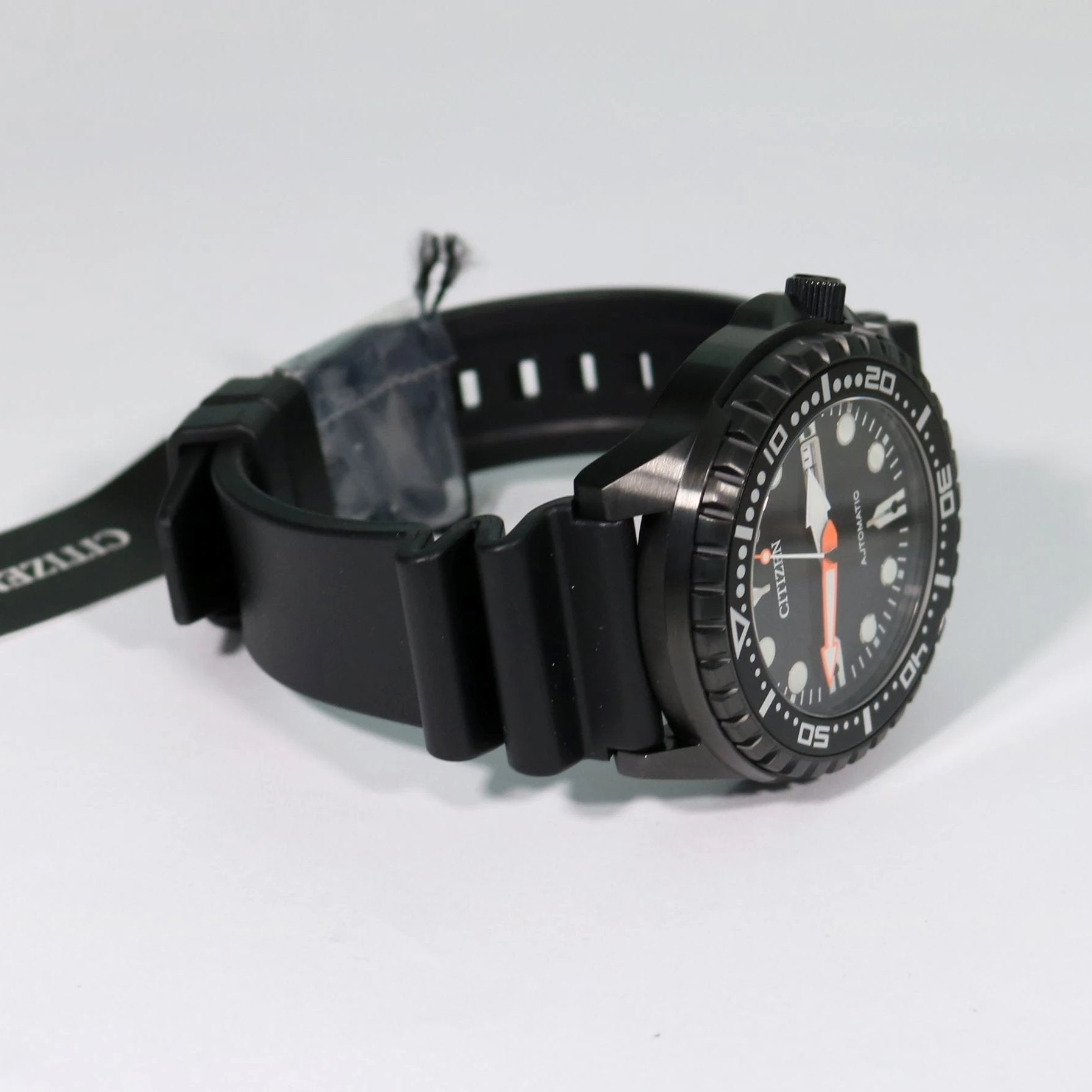 Citizen Men's Automatic 100 meters Black IP Watch NH8385-11E – Chronobuy