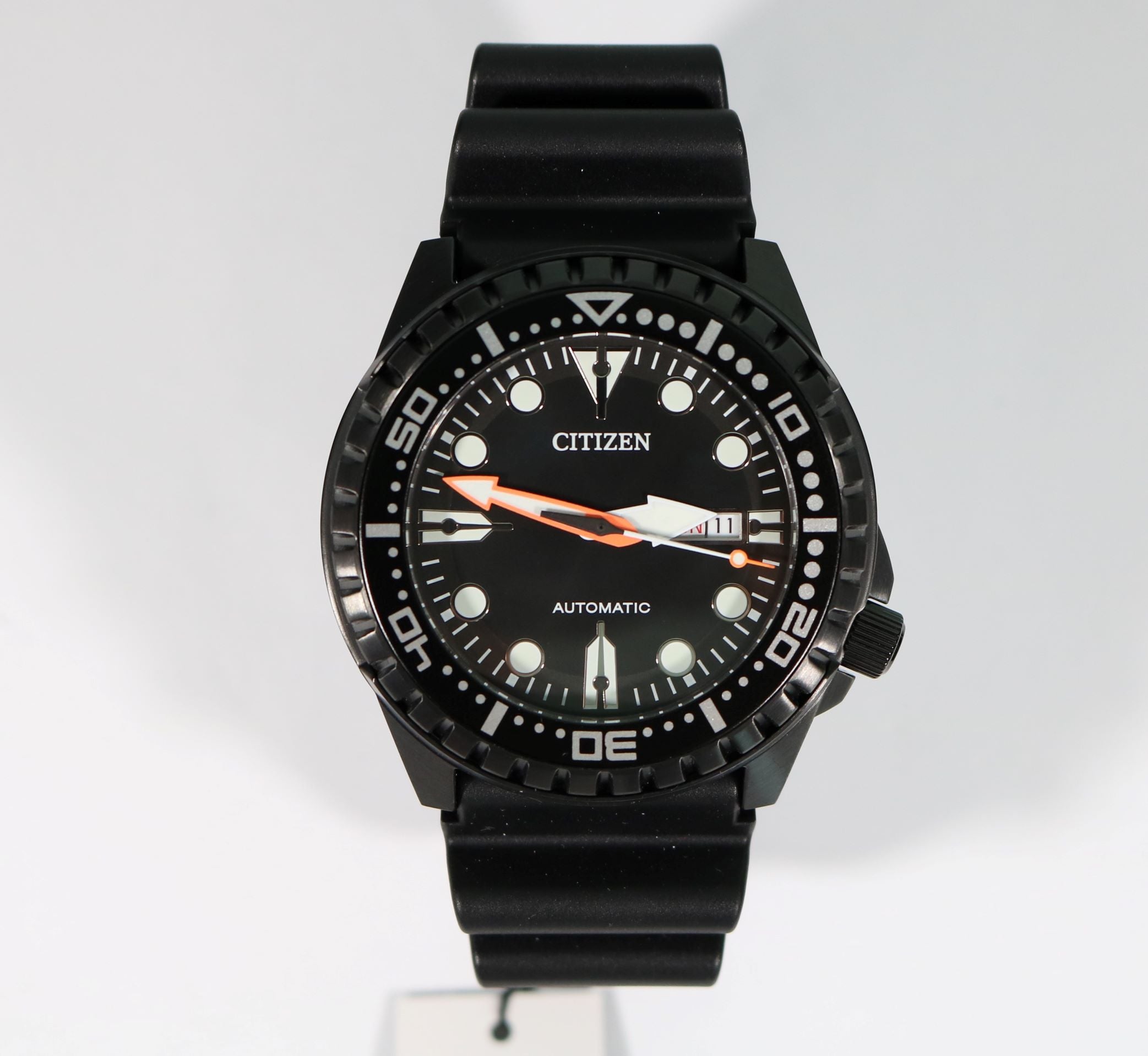 Citizen Men's Automatic 100 meters Black IP Watch NH8385-11E – Chronobuy