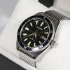 Citizen Eco Drive Brycen Mesh Bracelet Black Dial Men's Watch AW1590-55E - Chronobuy