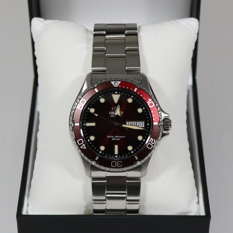 Orient Kamasu Red Gradient Dial Automatic Men's Watch RA-AA0814R19B