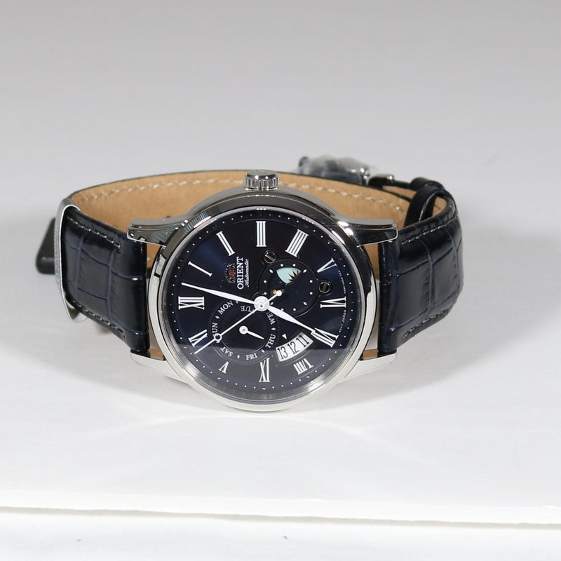 Orient Sun And Moon Blue Dial Automatic Men's Watch RA-AK0011D10B