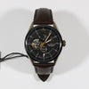 Orient Star Automatic Black Dial Brown Leather Strap Men's Watch RE-AV0115B00B