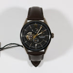 Orient Star Automatic Black Dial Brown Leather Strap Men's Watch RE-AV0115B00B