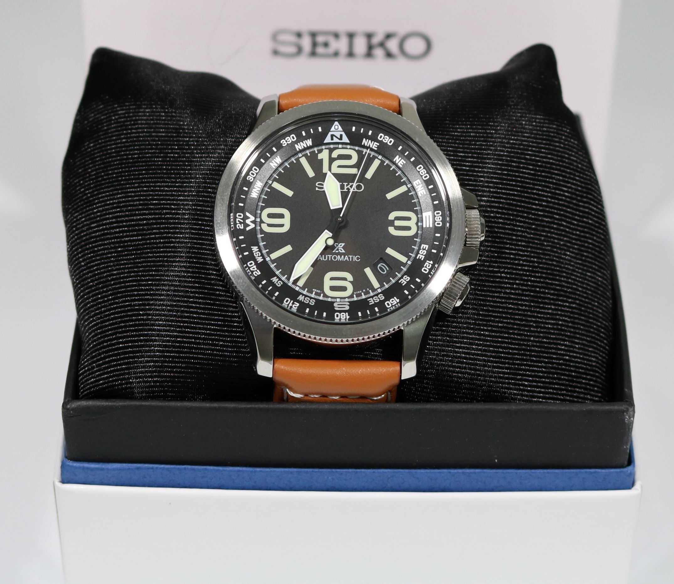 SEIKO Prospex Land Automatic Military Manual Compass Watch SRPA75K1 Chronobuy