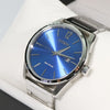 Citizen Eco-Drive Blue Dial Stainless Steel Elegant Men's Watch BM7411-83L