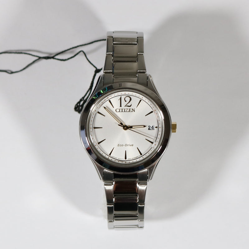 Citizen Women's Eco Drive Silver Dial Elegant Watch FE6124-85A
