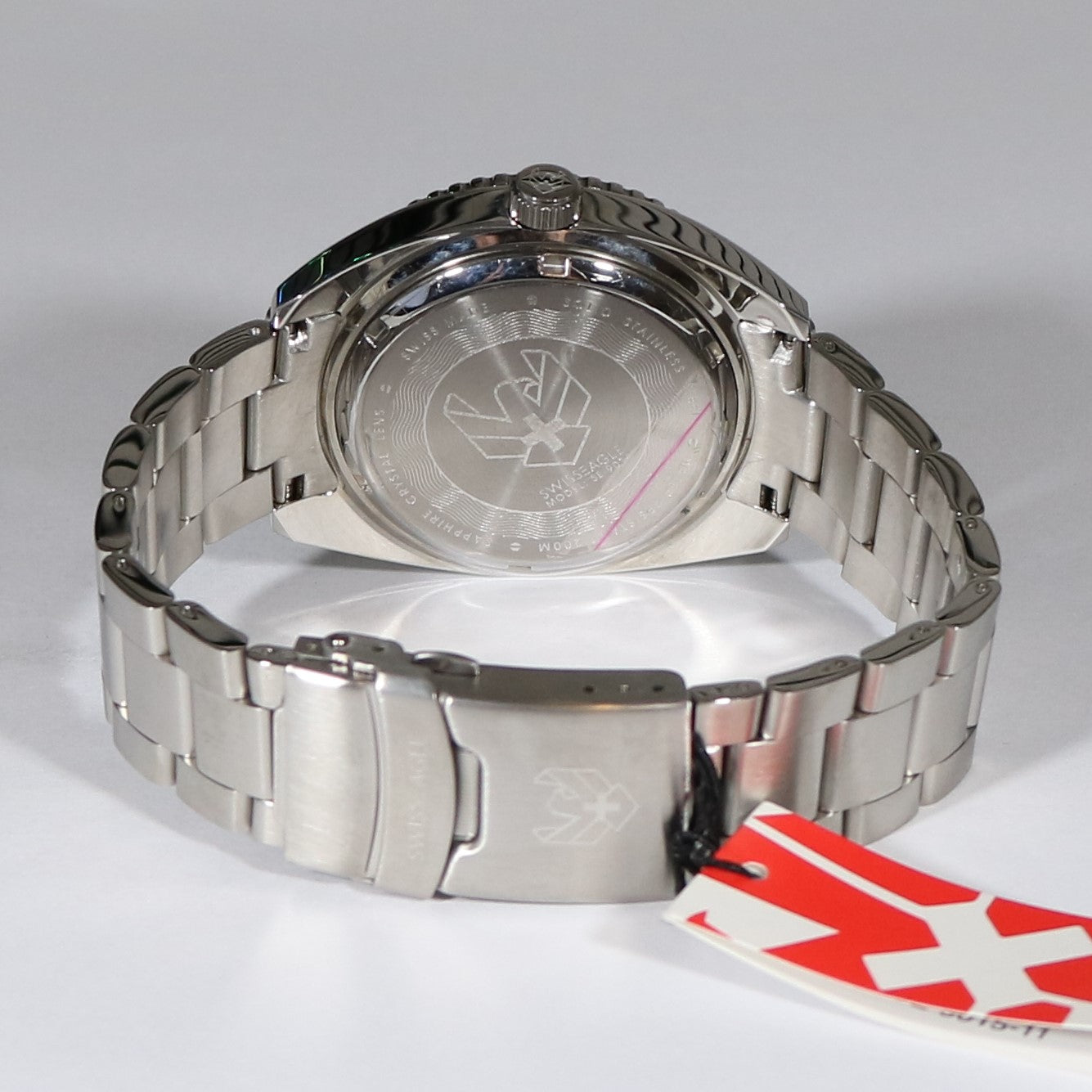 Swiss Eagle Men"s Dive Torpedo Black Dial Watch SE-9015-11 - Chronobuy