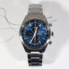 Seiko Prospex Solar Chronograph Stainless Steel Blue Dial Men's Watch SSC801P1