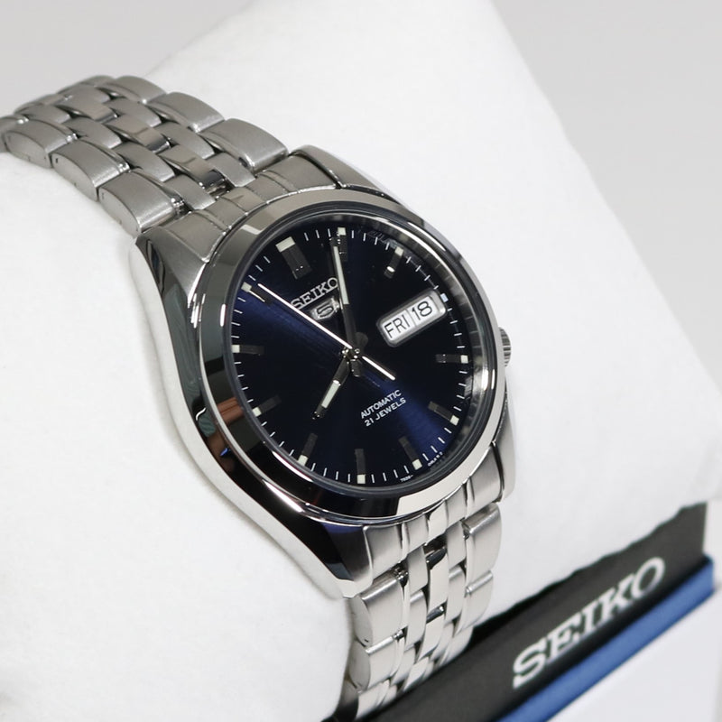 Seiko 5 Blue Dial Automatic Stainless Steel Men's Watch SNK357K1