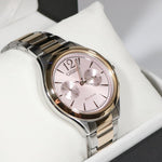 Citizen Eco Drive Women's Two Tone Pink Dial Watch FD4026-81X