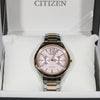 Citizen Eco Drive Women's Two Tone Pink Dial Watch FD4026-81X