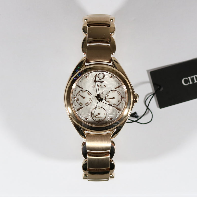 Citizen Eco Drive Women's Gold Tone Stainless Steel Watch FD2023-56A