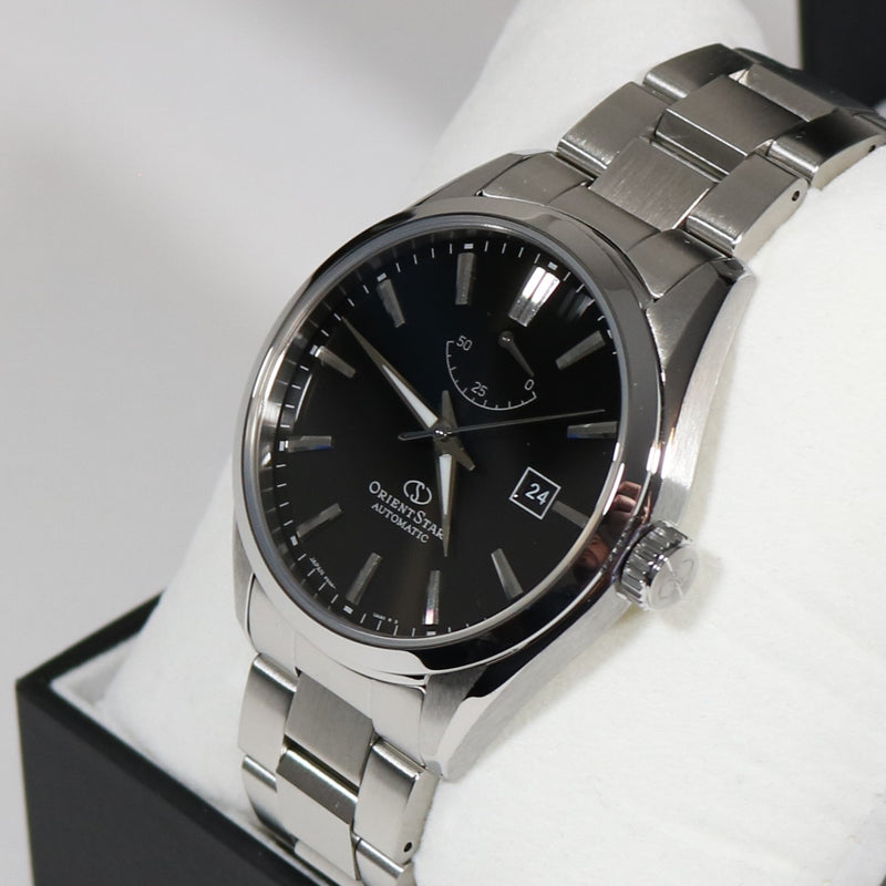 Orient Star Automatic Black Dial Stainless Steel Men's Watch RE-AU0402B00B
