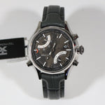 Tx Unisex T3C394 500 Series World Time Stainless Steel Black Dial Watch T3C394
