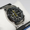 Seiko Quartz Black Dial Men's Chronograph Watch SSB175P1