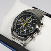 Seiko Quartz Black Dial Men's Chronograph Watch SSB175P1