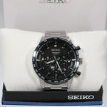 Seiko Black Dial Men's Chronograph Quartz Watch SSB357P1