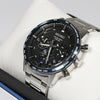 Seiko Black Dial Men's Chronograph Quartz Watch SSB357P1